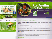 Tablet Screenshot of jardinsdecidamos.com